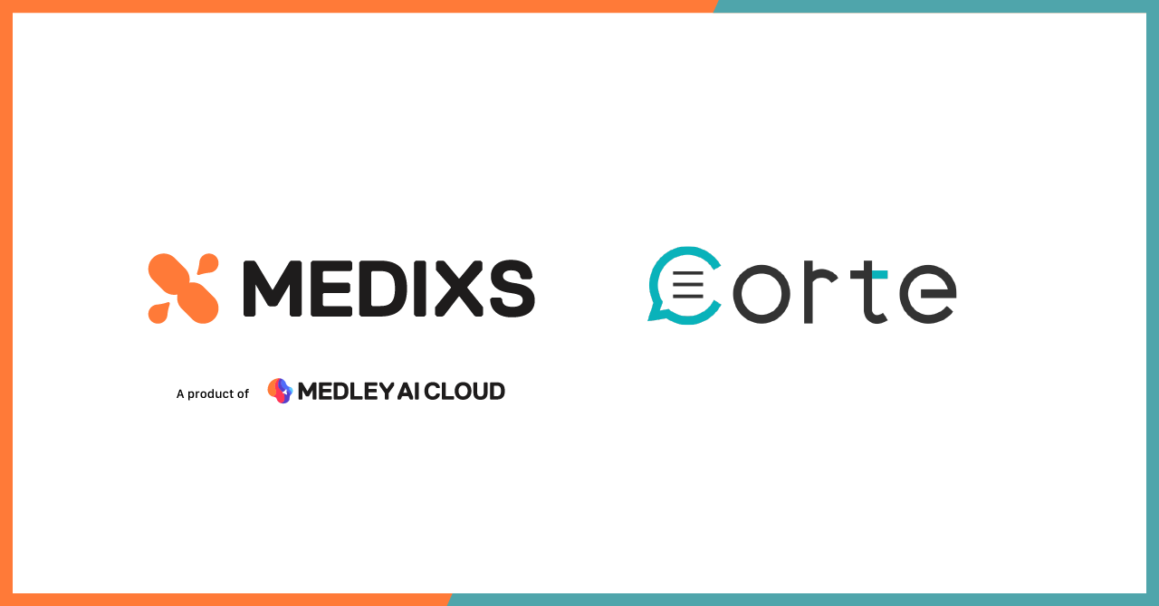 メドレー、「MEDLEY AI CLOUD」におけるオープン連携としてcorte社と資本業務提携契約を締結